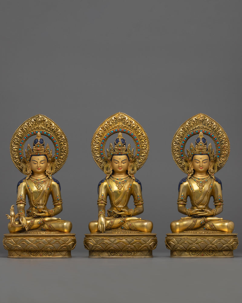 Three Buddha Statues