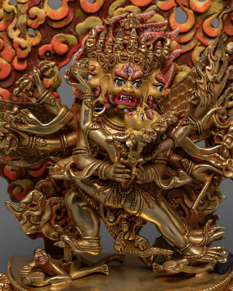 Vajrakilaya Statue | Buddhist Meditational Deity | Phurba