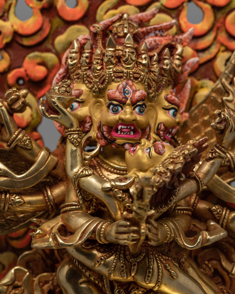 Vajrakilaya Statue | Buddhist Meditational Deity | Phurba