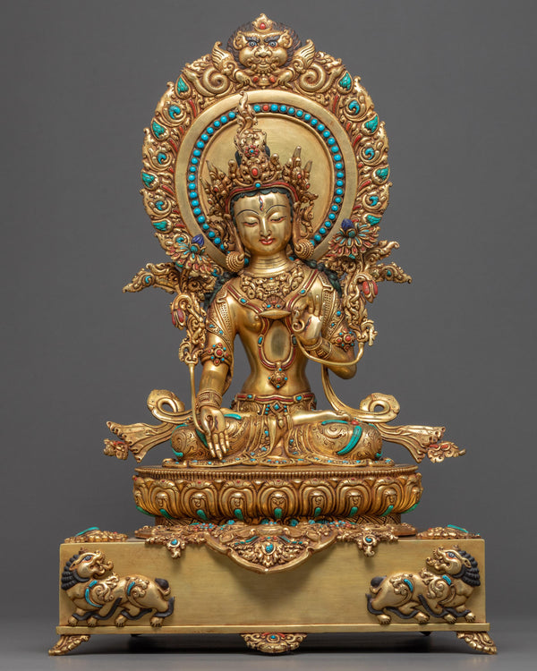 White Tara Buddha Art