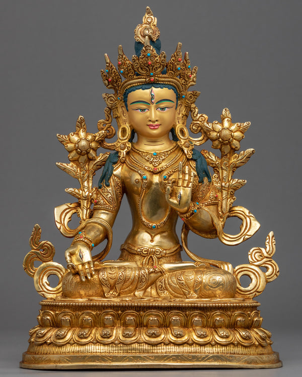 White Tara Indoor Sculpture