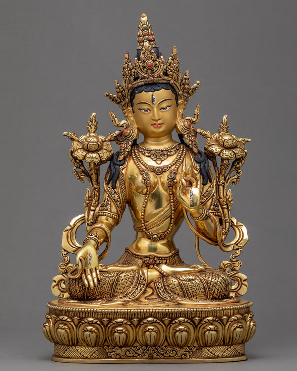 White Tara Goddess Statue