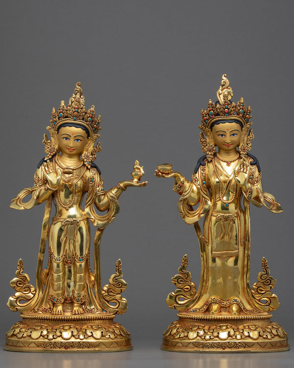 Khando Yeshe Tsogyal & Mandarva Statue