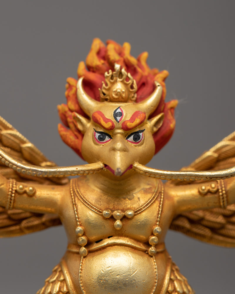 Garuda Bird Statue | Traditionally Crafted Himalayan Art