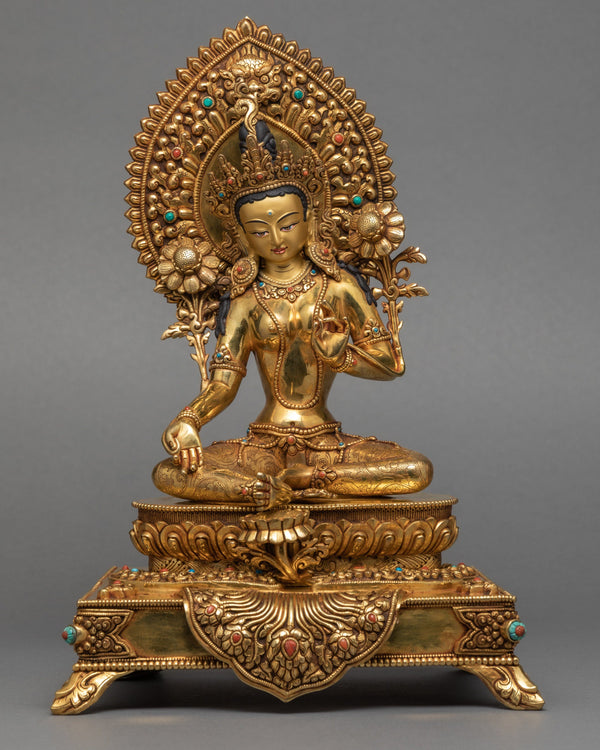 green tara statue