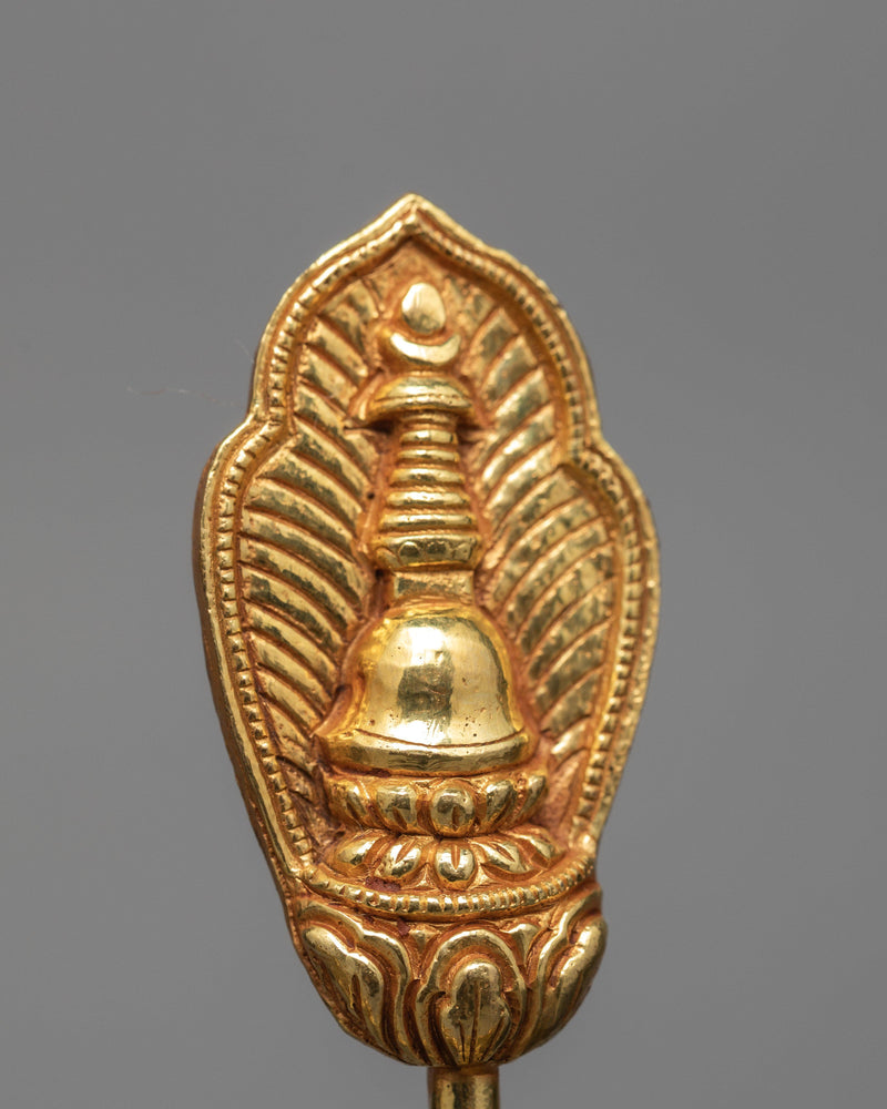 Shakyamuni Buddha with Disciples Shariputra & Maudgalyayana, Traditional Gold Buddha Statue