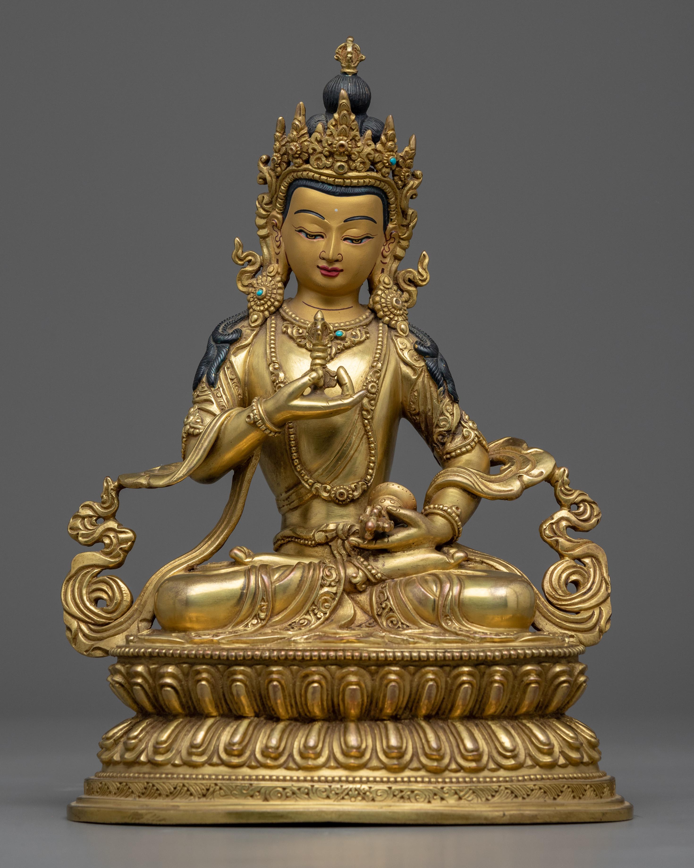 Bodhisattva Vajrasattva Sculpture | Traditional Himalayan Buddhist Art