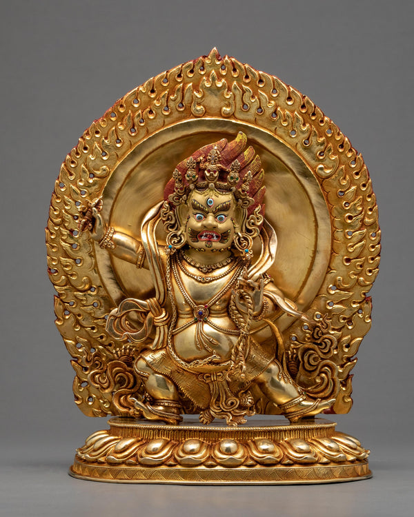 Bodhisattva Vajrapani, Wrathful Deity Statue 